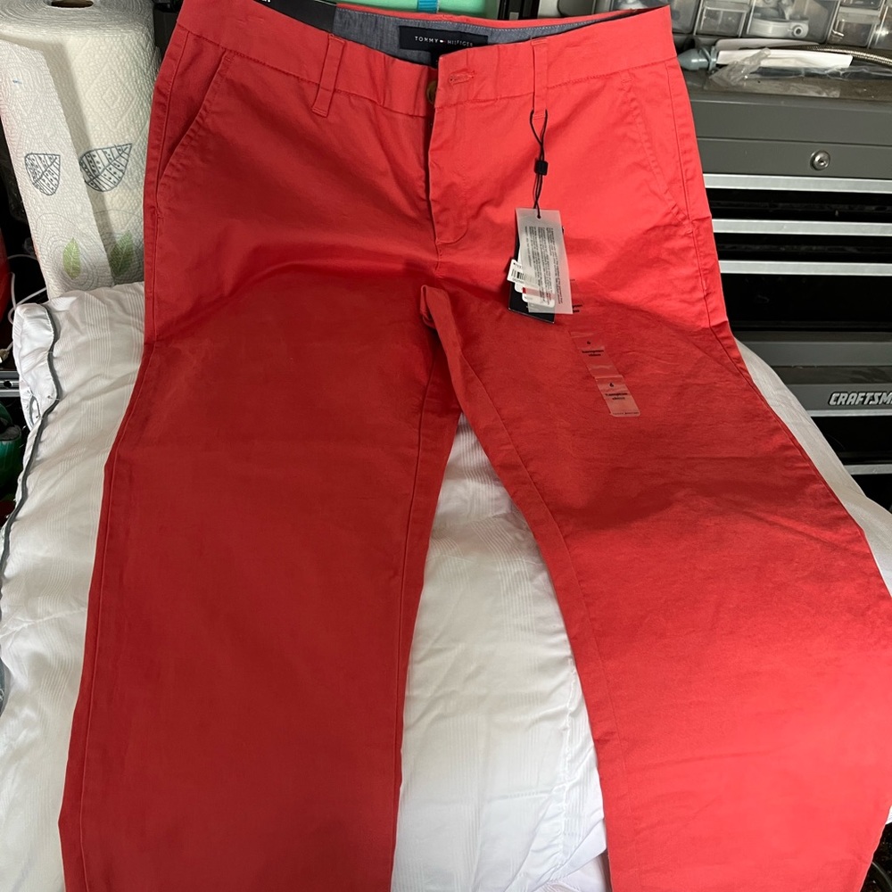 Orange capris